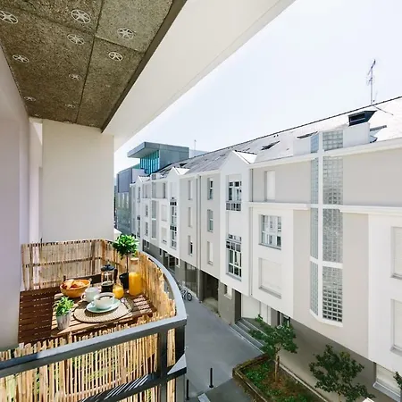 L'ideal : T2 Standing Parking - Gare / Lu / Cite Des Congres Nantes
